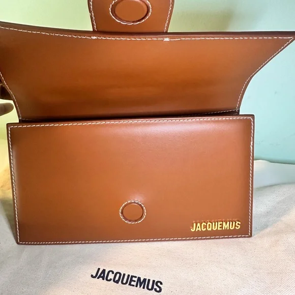 Jacquemus Le Bambino Bag – Tan Brown with Contrast Stitching (Brand New) - Picture 5 of 12